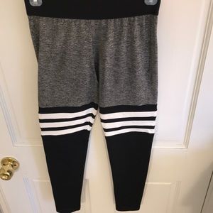 Bombshell black mid rise thigh highs